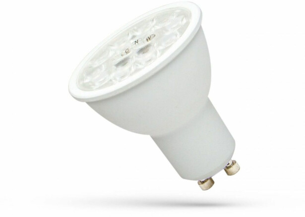 LED-lamppu Spectrum GU10 6W 230V säädettävä 3000-6000K CCT linssillä 3000-6000K