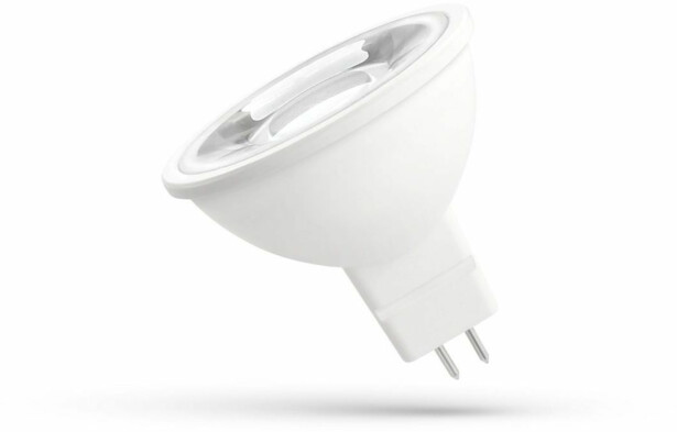 LED-lamppu Spectrum GU5.3 MR16 5W 12V linssillä, eri värilämpötiloja