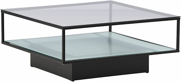 Sohvapöytä Furniture Fashion Maglehem lasi/musta, eri kokoja