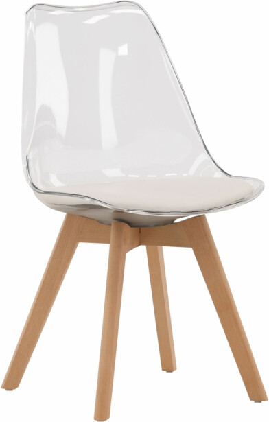 Ruokapöydän tuoli Venture Home Edvin, kirkas/ruskea