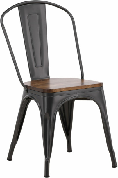 Ruokapöydän tuoli Venture Home Tempe tummanharmaa/ruskea
