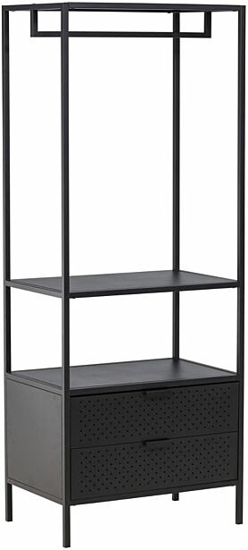 Vaaterekki Venture Home Malibu, 70x180cm, musta