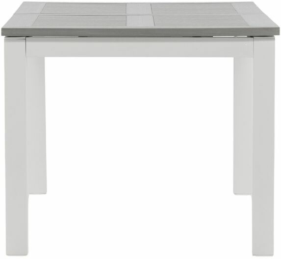Jatkettava ruokapöytä Venture Home Albany, 152/210x90cm, harmaa/valkoinen