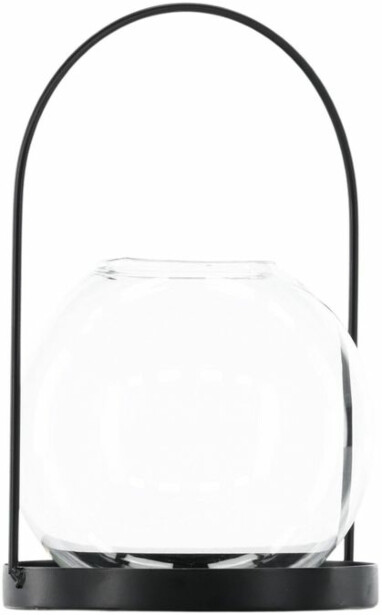 Lyhty Venture Home Flora, ø22cm, musta