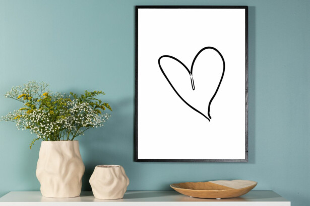 Juliste Venture Home Heart, valkoinen