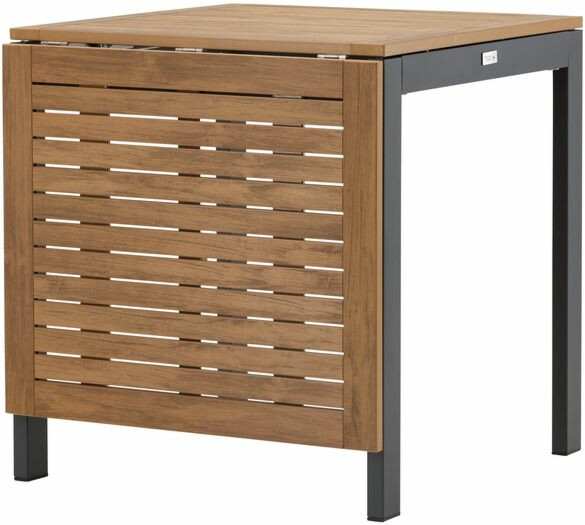 Jatkettava ruokapöytä Venture Home Diego, 70/130x70cm, ruskea/musta