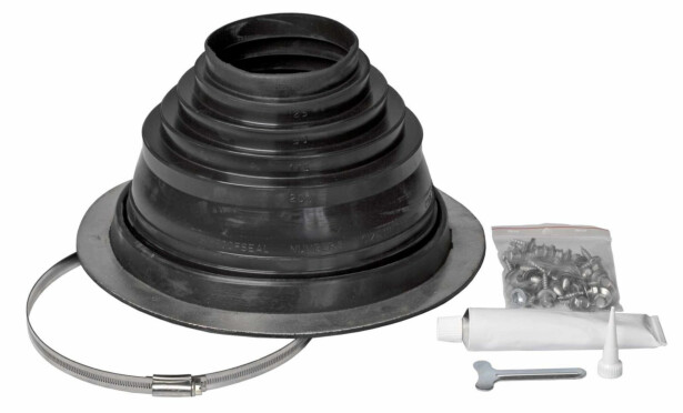 Läpivientitiiviste Vilpe Roofseal-sarja no-3, Ø110/125/150/175/200, Verkkokaupan poistotuote