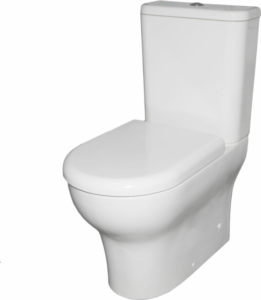 WC-istuin Vitra Zentrum, kaksoishuuhtelu, valkoinen, Soft Close-kannella, Verkkokaupan poistuote
