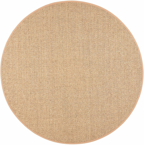 Matto VM Carpet Barrakuda, mittatilaus, pyöreä, olki
