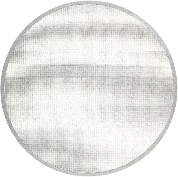 Matto VM Carpet Esmeralda, mittatilaus, pyöreä, valkoinen
