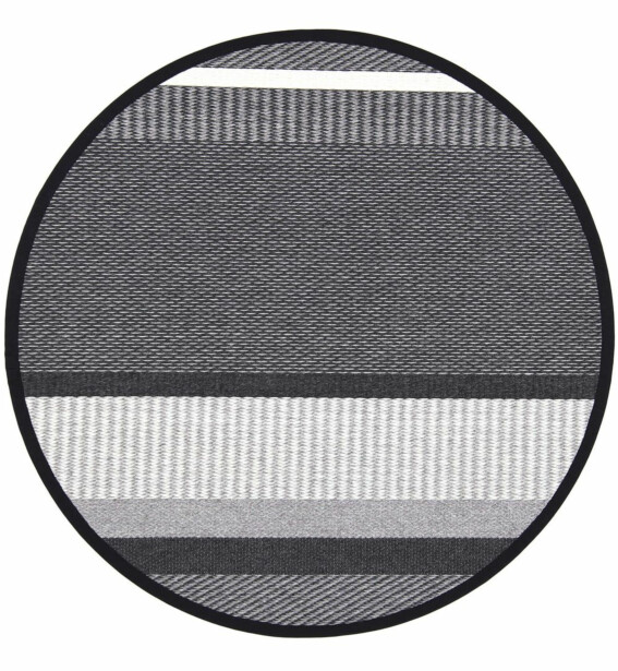 Matto VM Carpet Laituri, mittatilaus, pyöreä, musta