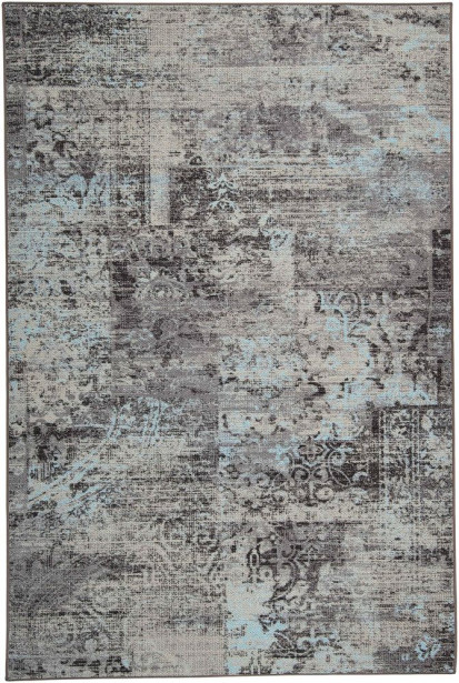 Matto VM Carpet Rustiikki, mittatilaus, turkoosi