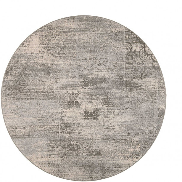 Matto VM Carpet Rustiikki, mittatilaus, pyöreä, harmaa