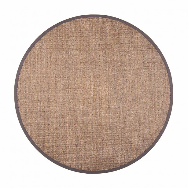 Matto VM Carpet Sisal, mittatilaus, pyöreä, harmaa-mix