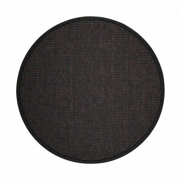 Matto VM Carpet Tunturi, mittatilaus, pyöreä, musta