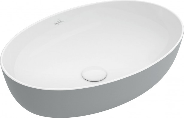 Malja-allas Villeroy & Boch Artis, ovaali, 610x410x125cm, harmaa