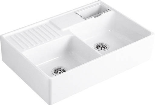 Keittiöallas Villeroy & Boch Butler Sink 90 Alpin White, 895x630mm, CeramicPlus, valkoinen