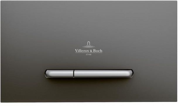 Huuhtelupainike Villeroy & Boch ViConnect, E300, antrasiitti/matta kromi