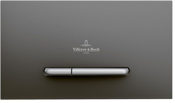 Huuhtelupainike Villeroy & Boch ViConnect, E300, antrasiitti/matta kromi