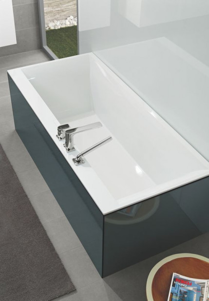 Kylpyamme Villeroy & Boch Squaro Edge 12, 1600x750mm, valkoinen