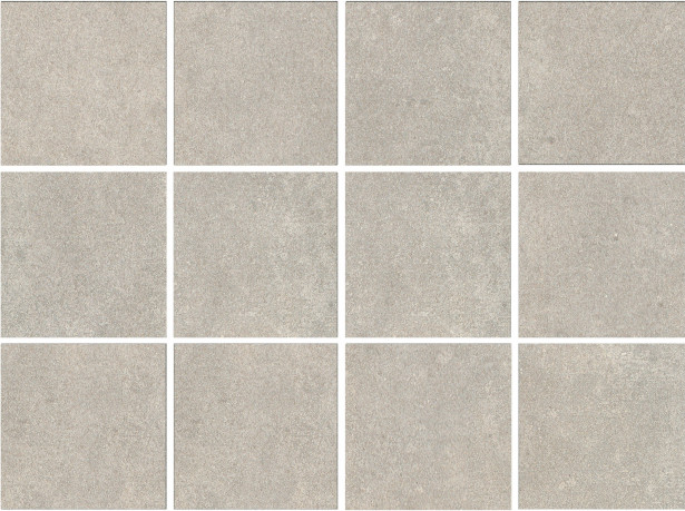 Lattialaatta Bien Arcides Smoke, himmeä, verkolla, 100x100mm