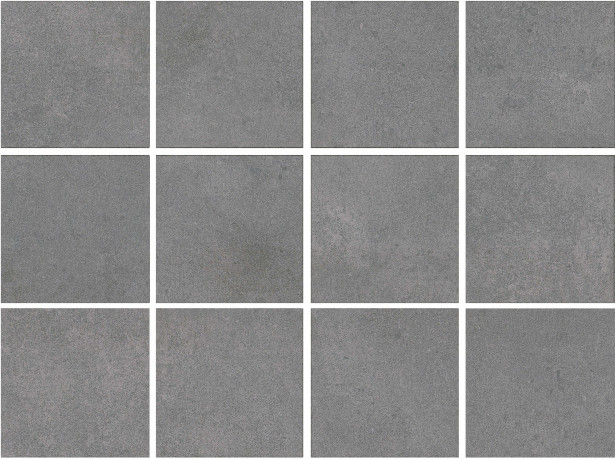 Lattialaatta Bien Arcides Grey, himmeä, verkolla, 100x100mm