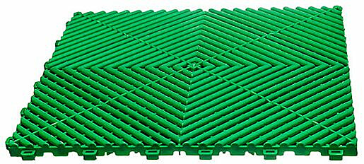 Muovilaatta SteyrTek Leaf Green 40x40cm, 4kpl