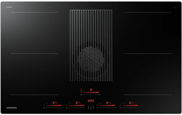 Induktiotaso liesituulettimella Samsung NZ84T9747VK/UR 80cm