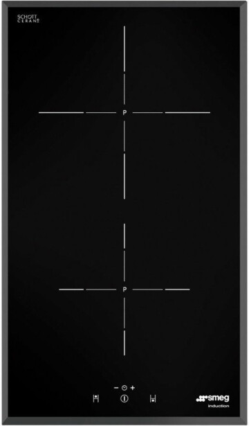 Induktioliesitaso Smeg SI5322B, 30cm, facettireunainen