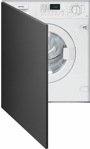 Kuivaava pesukone Smeg LSIA147, integroitava, 7/4kg, 1400rpm