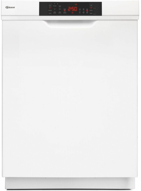 Astianpesukone Gram OMI 45-24 T, valkoinen, 45cm, integroitava