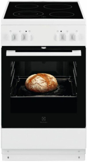 Keraaminen liesi Electroluxin LKR5000N0W, 50cm, valkoinen