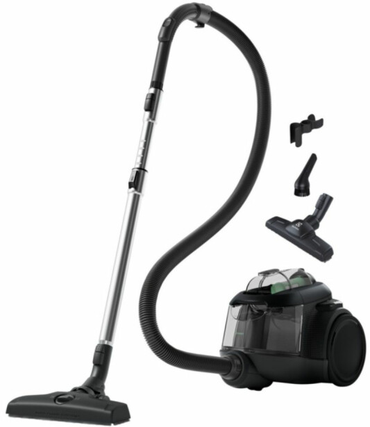Pussiton pölynimuri Electrolux EL61C2GRN, musta