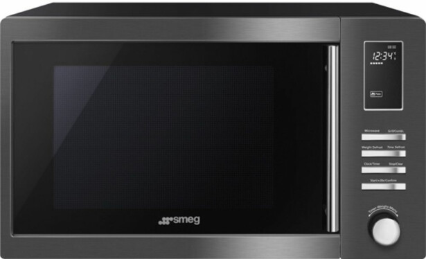 Mikroaaltouuni Smeg MOE25B, 58cm, musta teräs