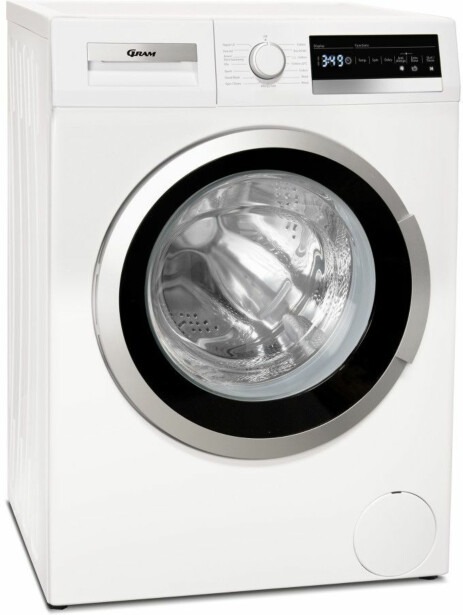 Edestä täytettävä pesukone Gram WDE 71814-92, 8kg, 1400rpm