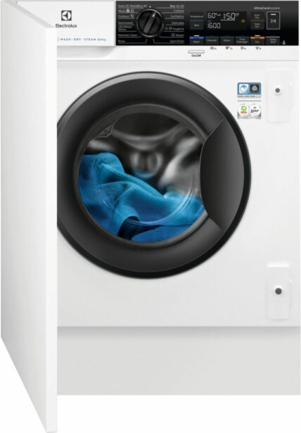 Kuivaava pesukone Electrolux EW8WB864T3 800, 59.6cm, 8/4kg, 1600rpm, valkoinen