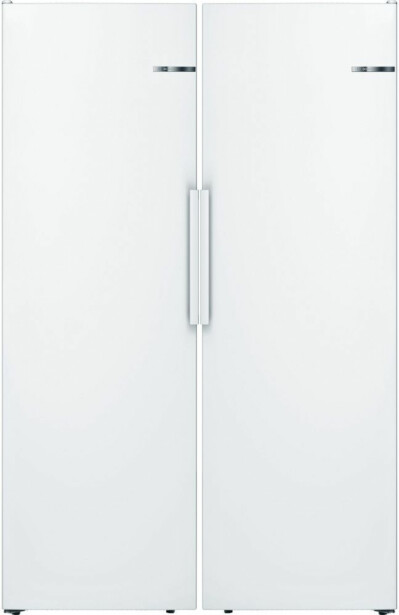 Jääkaappi ja pakastin Bosch KSV33NWEP GSN33VWEP Serie 2, 120cm, 549l, valkoinen