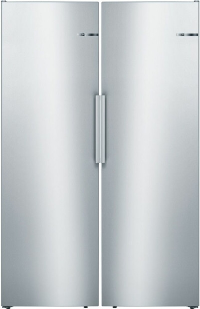 Jääkaappi ja pakastin Bosch KSV33VLEP GSN33VLEP Serie 4, 137cm, 549l, teräs
