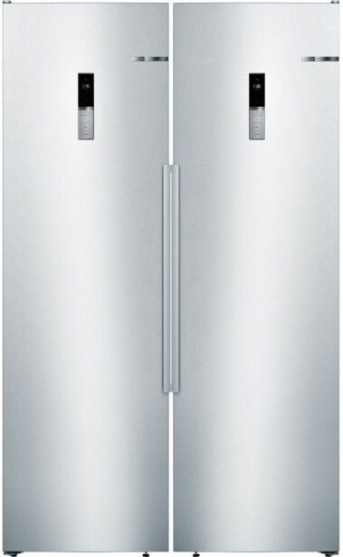Jääkaappi ja pakastin Bosch KSV36BIEP GSN36BIEP Serie 6, 120cm, 588l, teräs