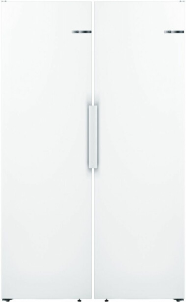 Jääkaappi ja pakastin Bosch KSV36NWEP GSV36VWEV Serie 2, 186cm, 120cm, 583l, valkoinen