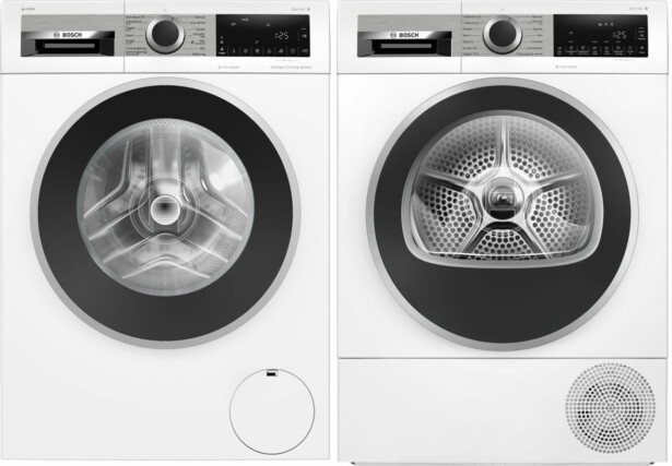 Pesukone ja kuivausrumpu Bosch WGG244FTSN WQG245ABSN Serie 6, 10/10kg, valkoinen