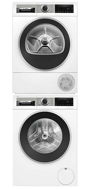 Pesukone ja kuivausrumpu Bosch WGG244FTSN WQG245ABSN Serie 6, 10/10kg, valkoinen