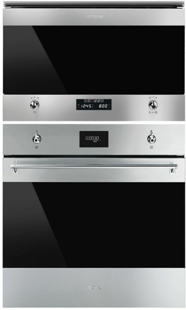 Erillisuuni ja mikroaaltouuni Smeg SFP6301TVX MP322X1, 119.2cm, teräs