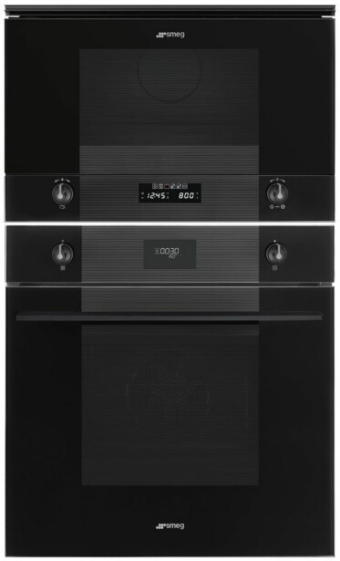 Uuni ja mikroaaltouuni Smeg SFP6101TB3 MP122B3, 119.2cm, musta
