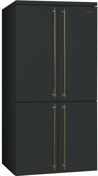 Jääkaappipakastin Smeg Side by Side FQ60CAO6, 91.5cm, 572l, antrasiitti
