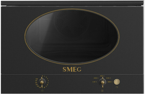 Mikroaaltouuni Smeg MP822NAO, 59.5cm, integroitava, antrasiitti