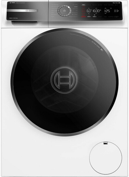 Edestä täytettävä pesukone Bosch Series 8 WGB256A1SN, 10kg, 1600rpm