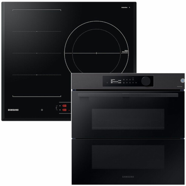 Uuni ja induktioliesitaso Samsung NV7B57508AB NZ63B6058KKU1, 118.5cm, musta