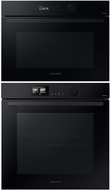 Uuni ja mikroaaltouuni Samsung NV7B6699ACKU1 NQ5B5713GBKU1, 119cm, musta