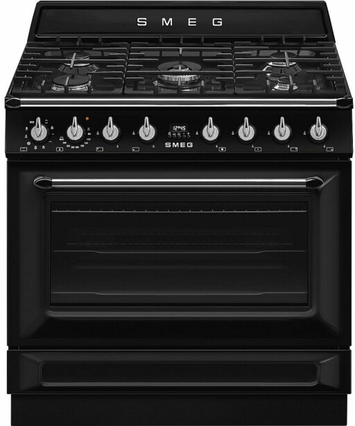 Kaasuliesi Smeg TR90GMBL, 90cm, musta